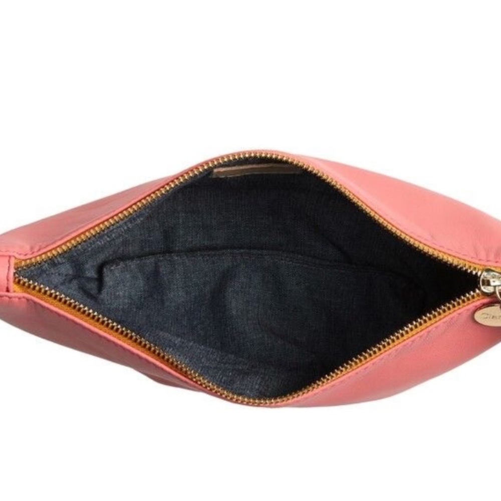 SOLD! ❤️ Clare V. Petit Moyen Messenger Satchel Bag In Pink Petal - Picture 12 of 16